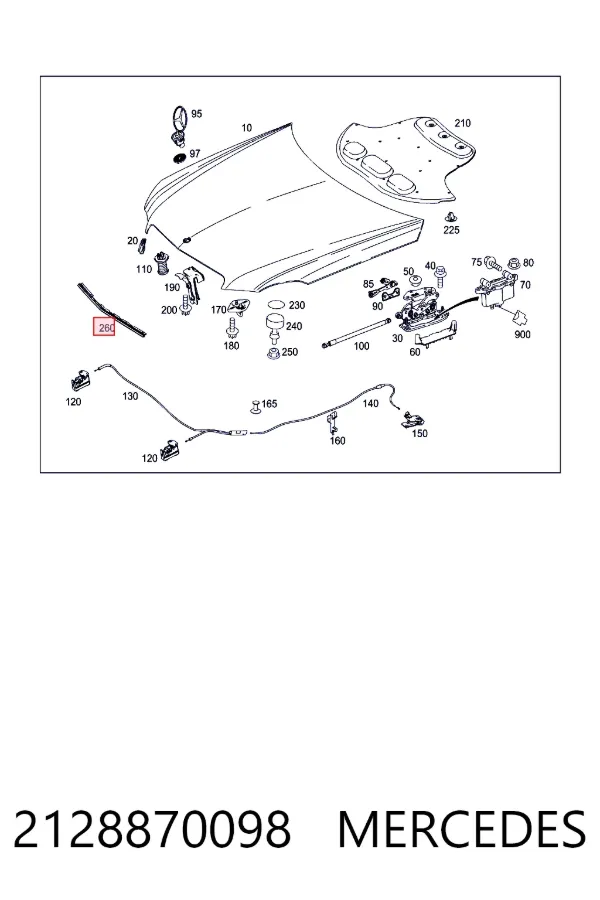  Mercedes A2128870098