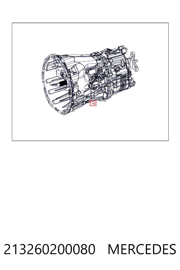 Купити A2132602000 Mercedes Ручна коробка передач