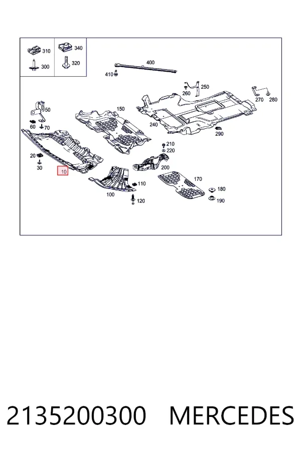 A2135200300 Mercedes Обвіс бампера