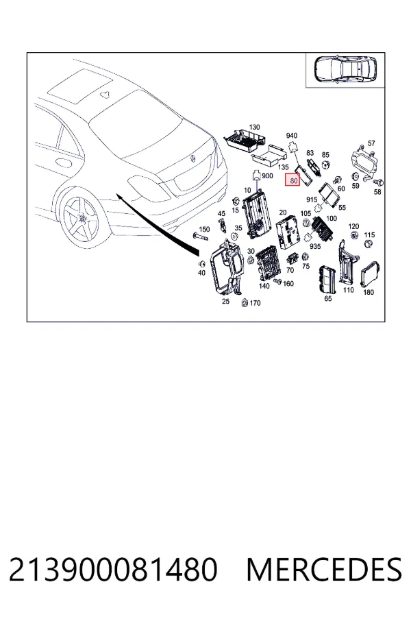  Mercedes A2139000814