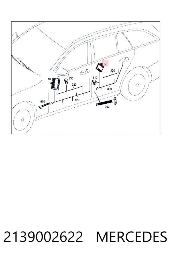 A2139002622 Mercedes 