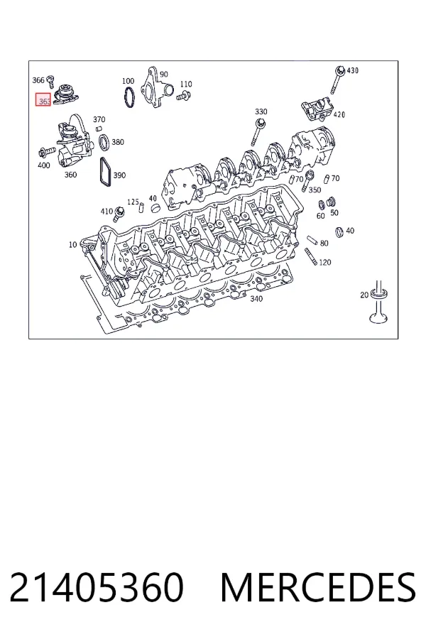 Клапан продувки каталізатора Mercedes A0021405360 ціна, від 101.35 USD