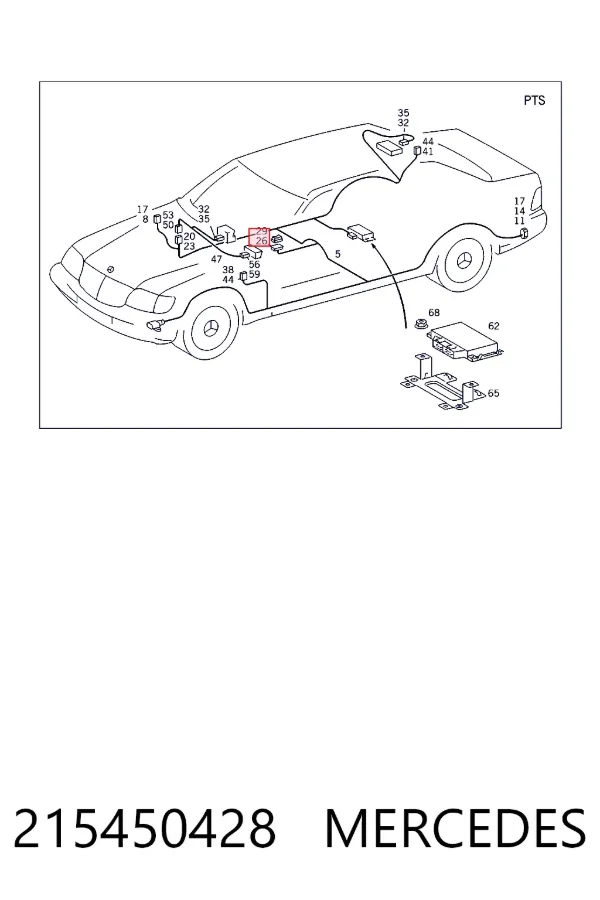  Mercedes A0215450428