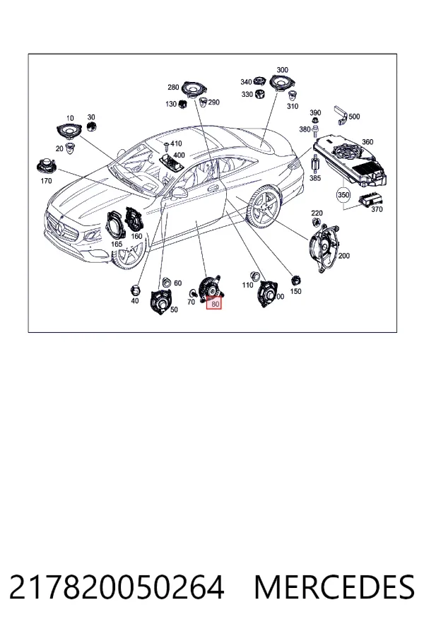 A2178200502 Mercedes 