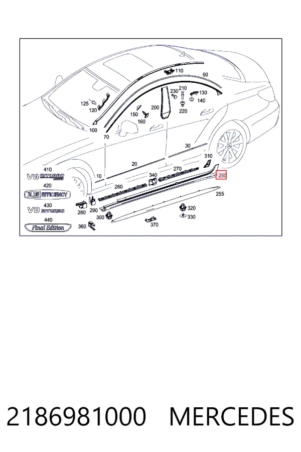  A2186981000 Mercedes