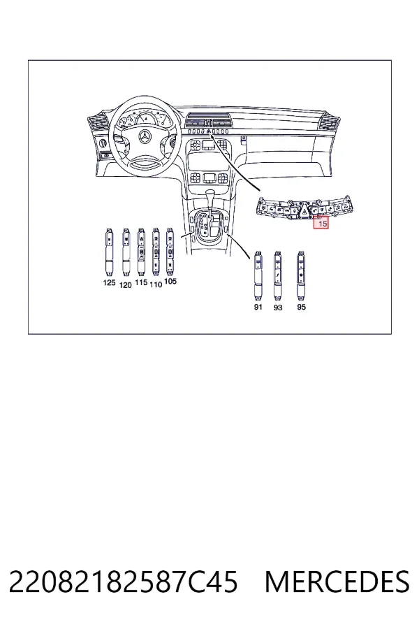  Mercedes A2208218258