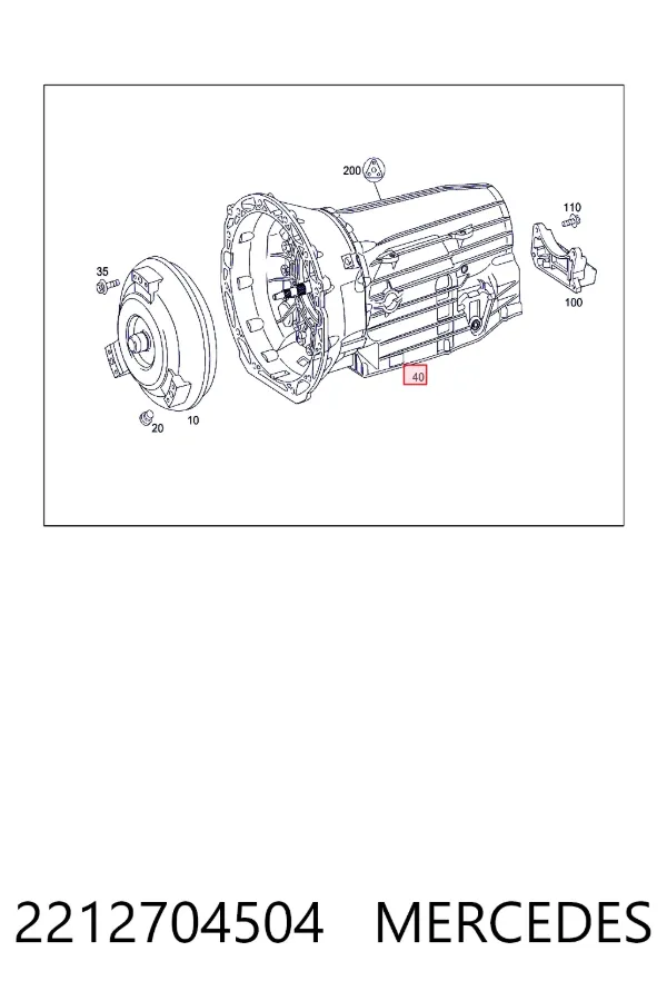 Купити A2212704504 Mercedes АКПП в зборі (автоматична коробка передач)
