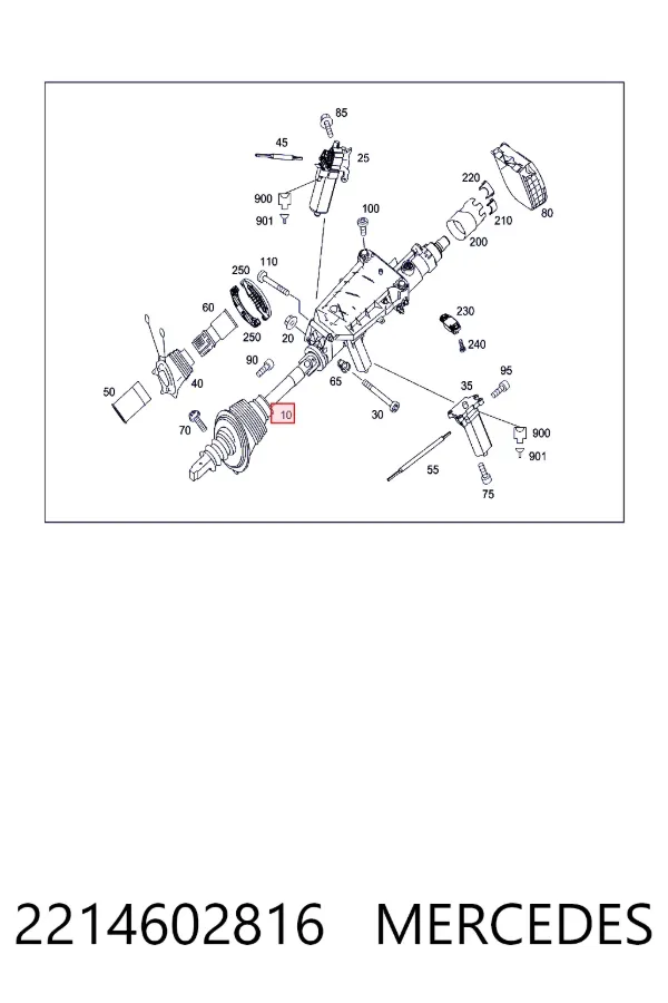 Рульова колонка A2214602816 Mercedes