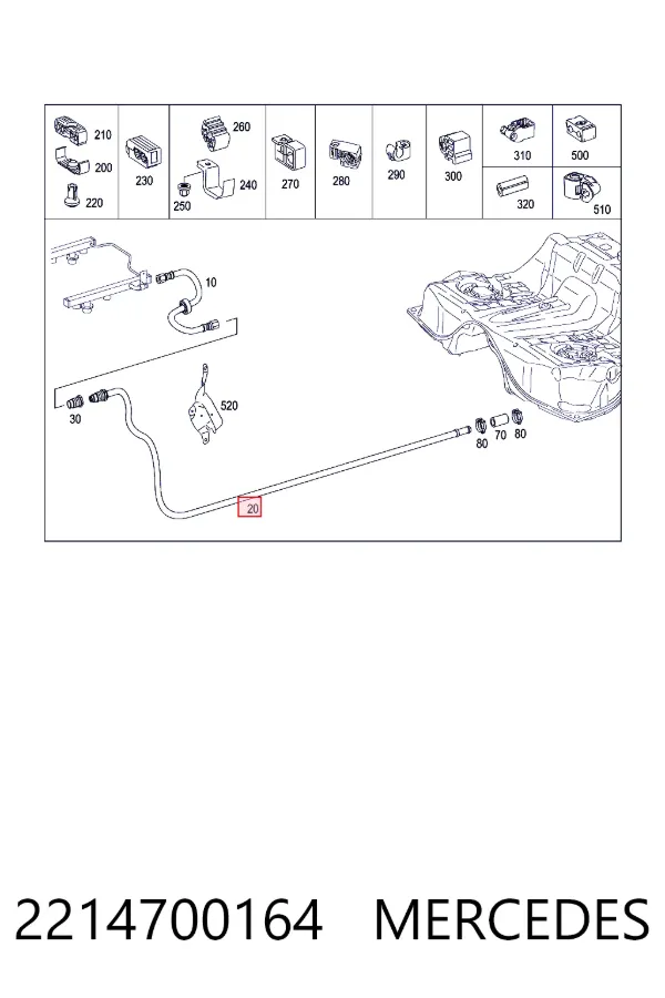 A2214700164 Mercedes 