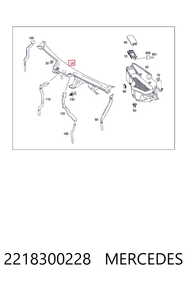  Mercedes A2218300228