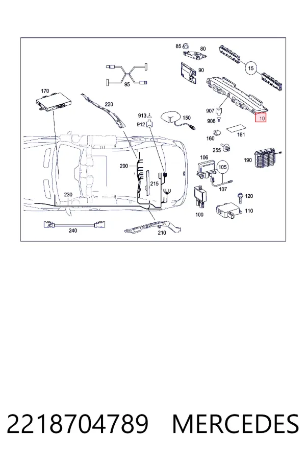  Mercedes A2218704789