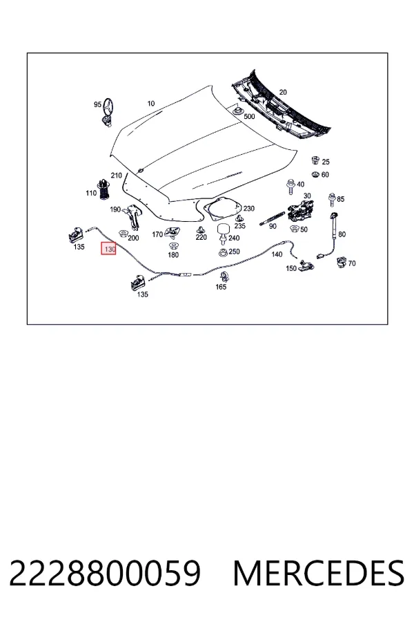  A2228800059 Mercedes
