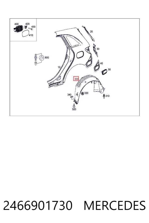 A2466901730 Mercedes 