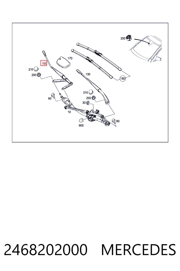 Купити A2468202000 Mercedes 