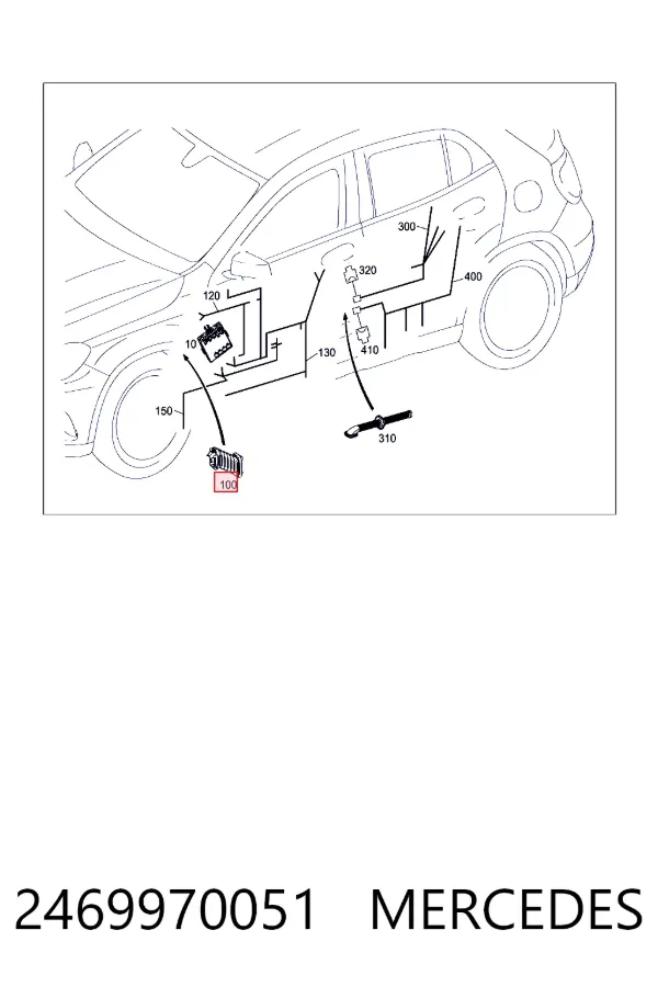  Mercedes A2469970051 ціна, від 10.14 USD
