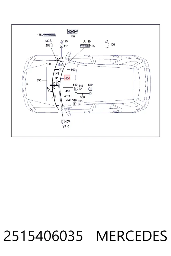 A2515406035 Mercedes 