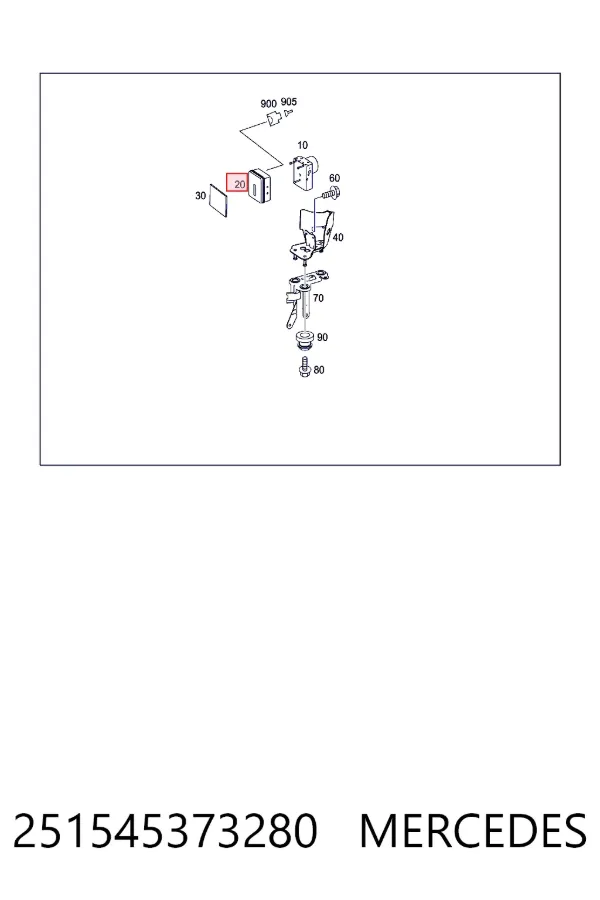 Купити A2515453732 Mercedes Модуль (блок ЕБУ) управління АБС (ABS)