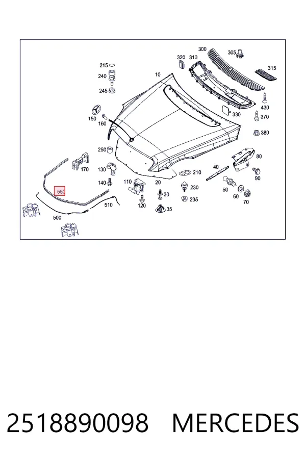 A2518890098 Mercedes 