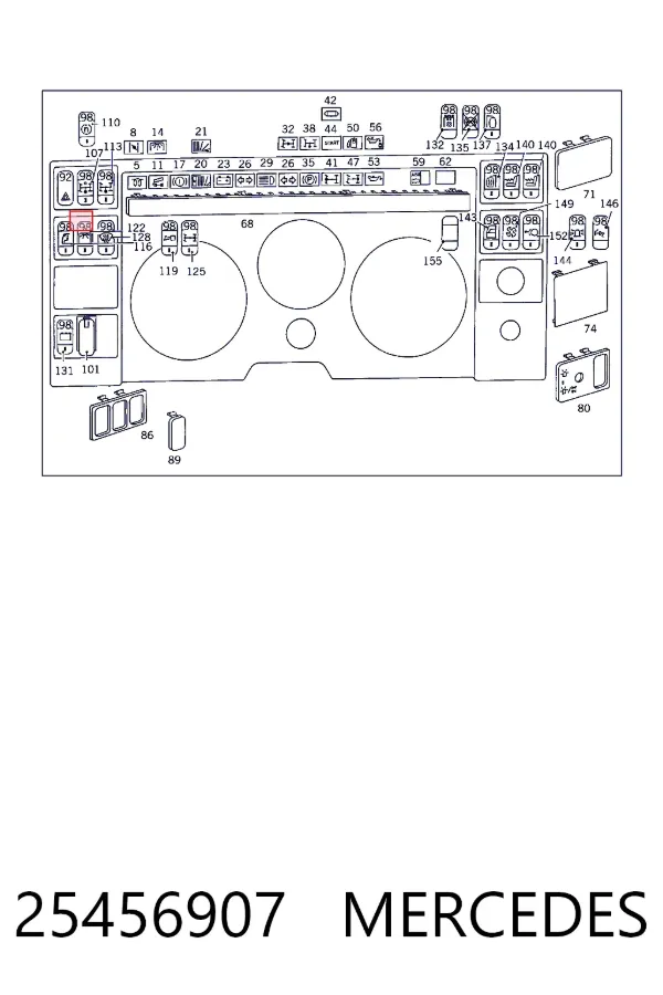  Mercedes A0025456907