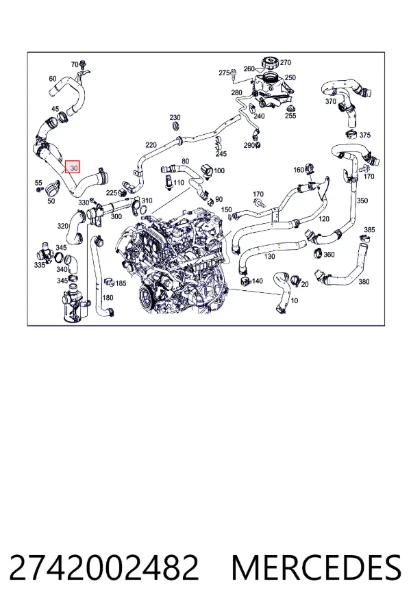 Купити A2742002482 Mercedes 
