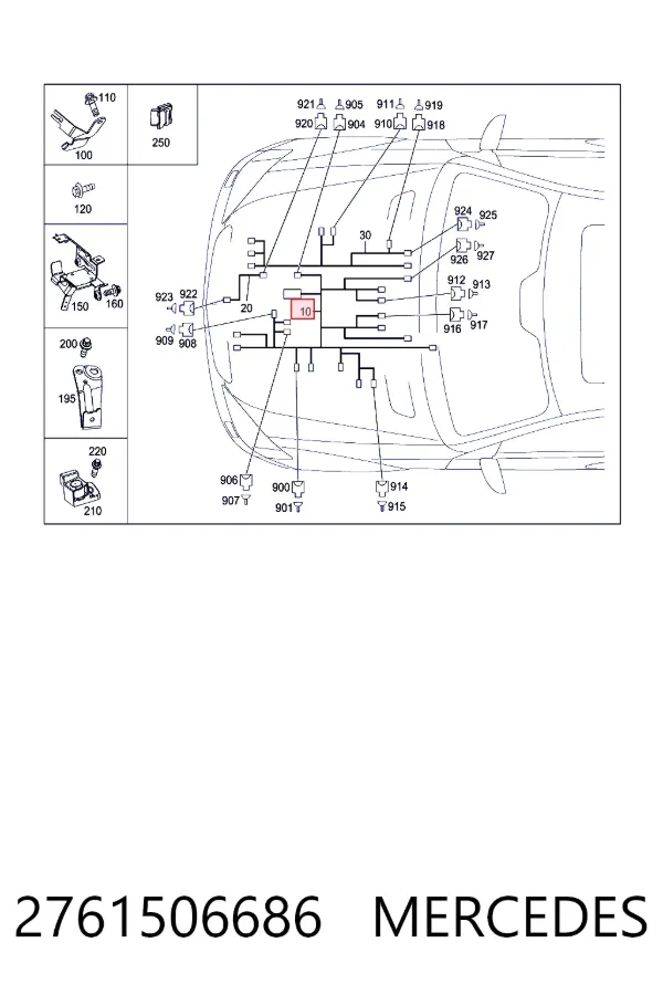 A2761506686 Mercedes 