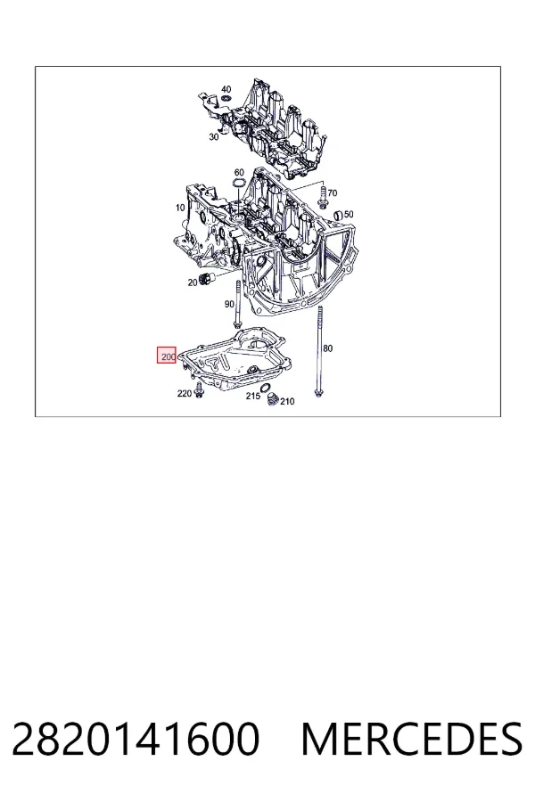 A2820141600 Mercedes 
