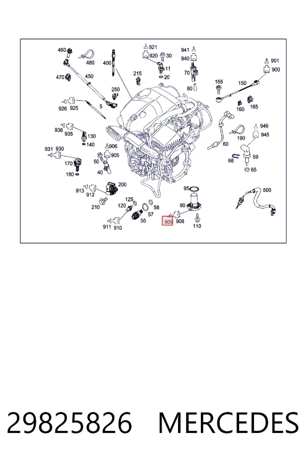  Mercedes A0029825826