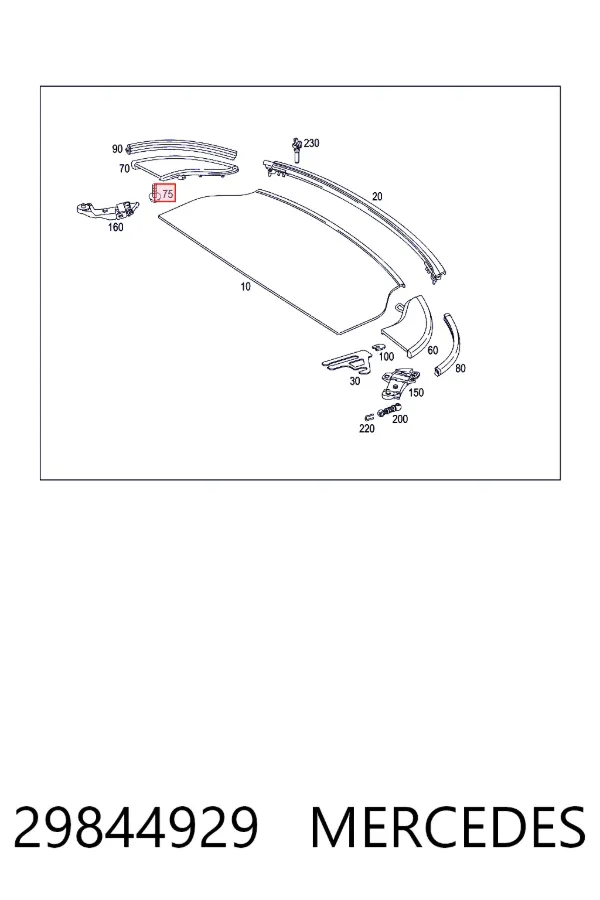  Mercedes A0029844929 ціна, від 2.72 USD