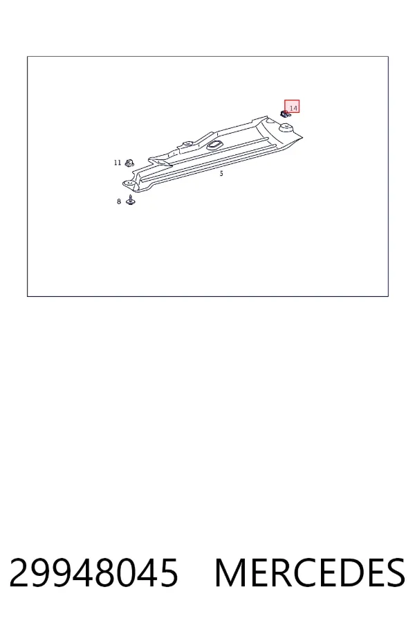 A0029948045 Mercedes 
