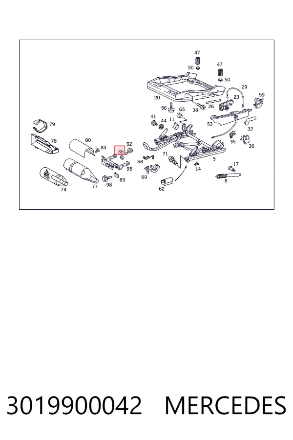 A3019900042 Mercedes 