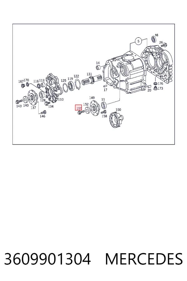 A3609901304 Mercedes 