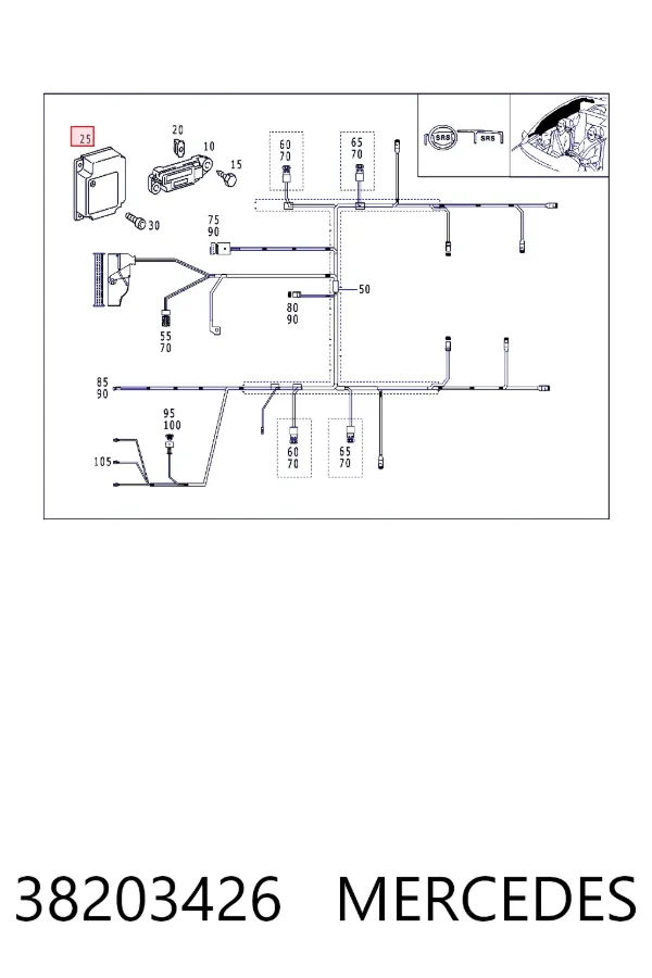  38203426 Mercedes