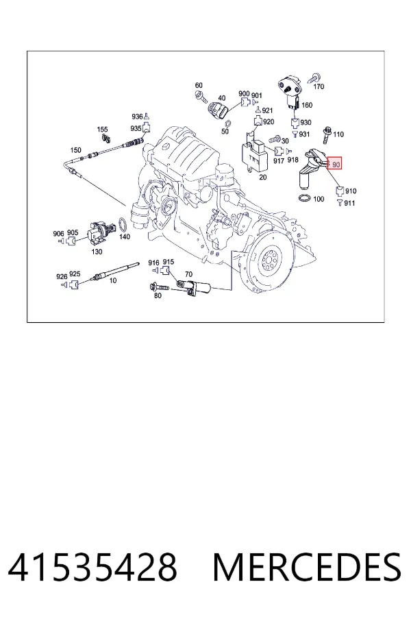 Датчик рівня масла 41535428 Mercedes