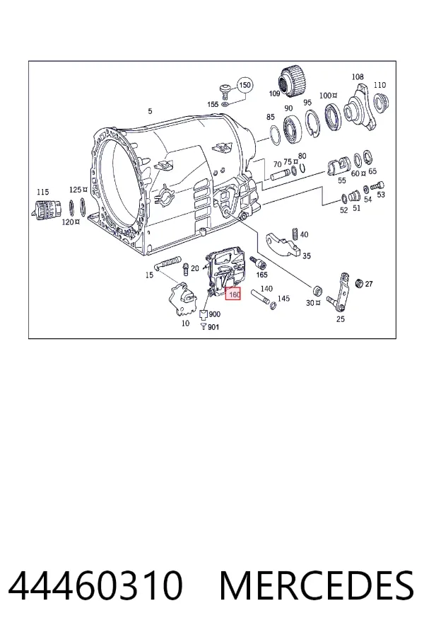 ЕБУ АКПП Mercedes A0044460310