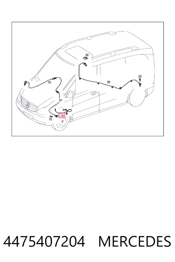  Mercedes A4475407204 ціна, від 14.64 USD