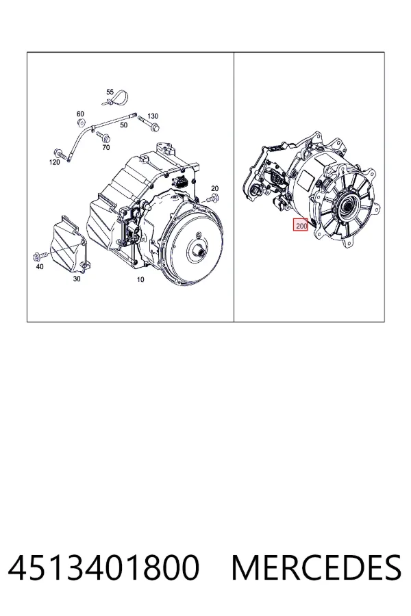 Двигун у зборі (електричний) Mercedes A4513401800 ціна, від 1957.06 USD
