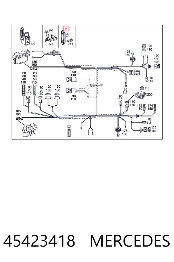 Купити A0045423418 Mercedes 
