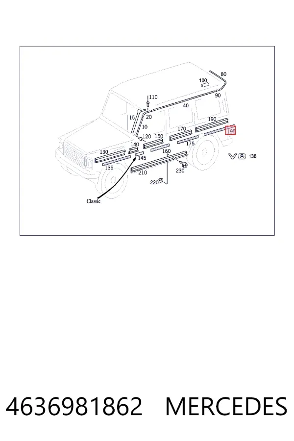 A4636981862 Mercedes 