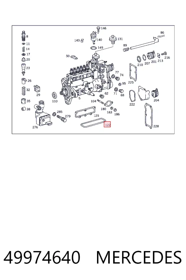  Mercedes A0049974640 ціна, від 4.17 USD