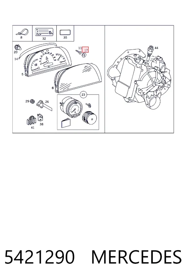  Mercedes A0005421290 ціна, від 2.49 USD