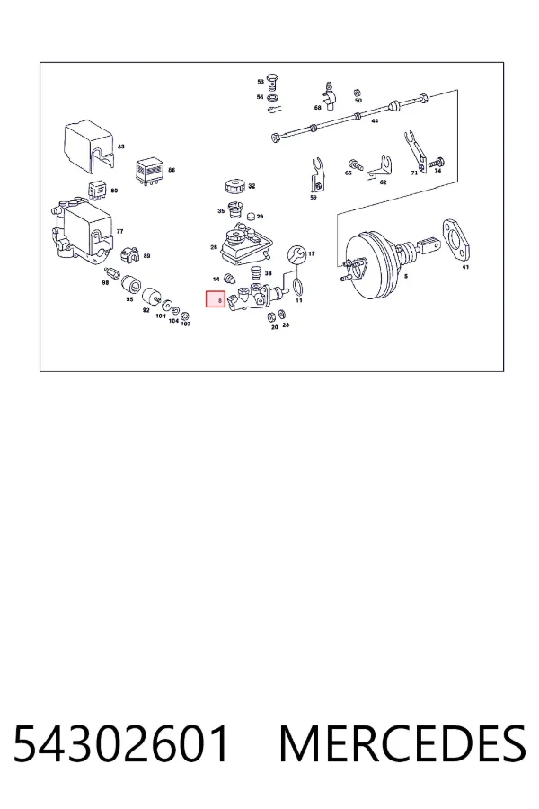 ГТЦ Mercedes A0054302601