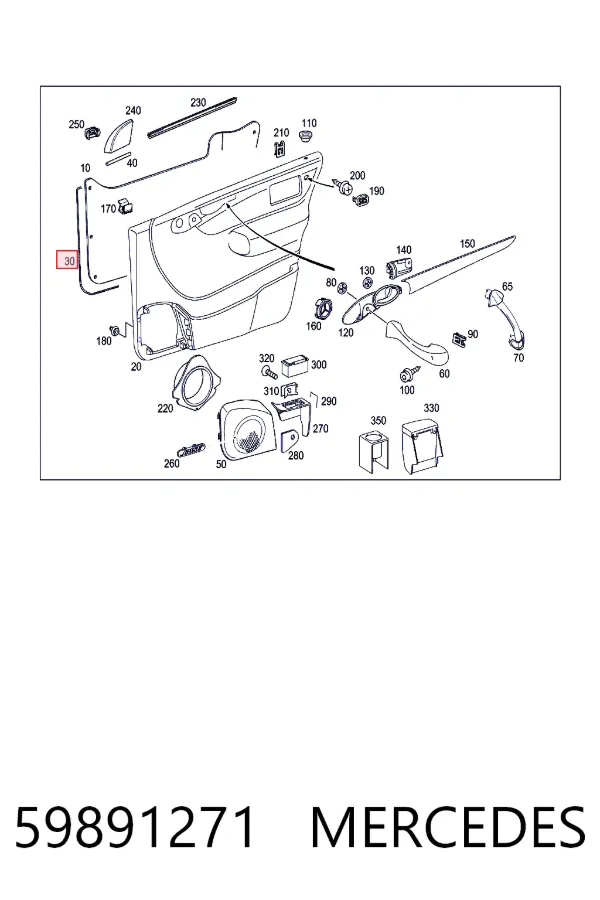 Купити A0059891271 Mercedes 
