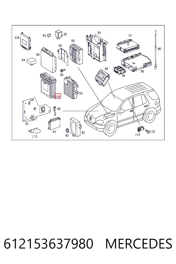 Блок двигуна Mercedes A6121536379