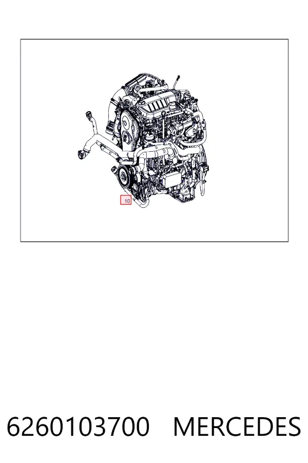 Mercedes A6260103700