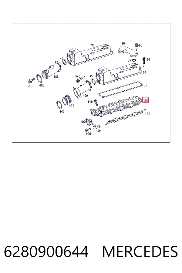 Дросільна заслінка A6280900644 Mercedes