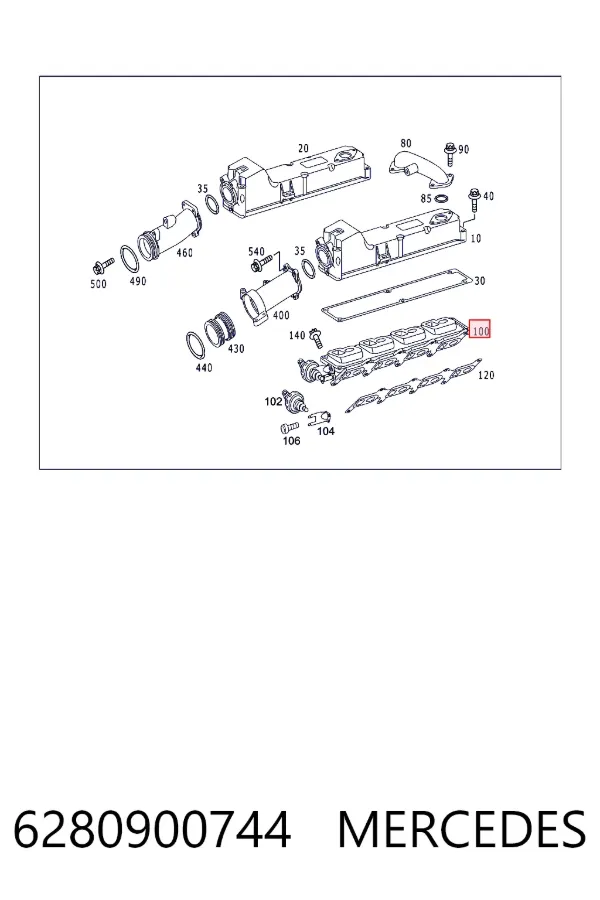 Дросільна заслінка A6280900744 Mercedes