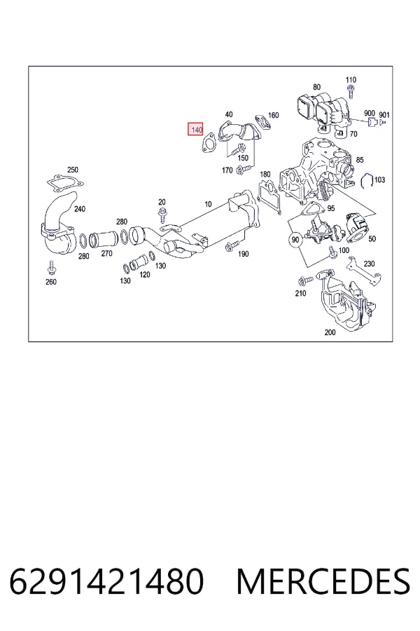  Mercedes A6291421480 ціна, від 9.75 USD