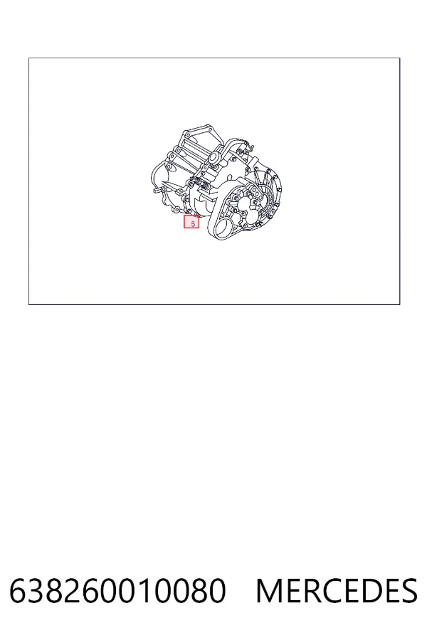 Купити A6382600100 Mercedes Ручна коробка передач