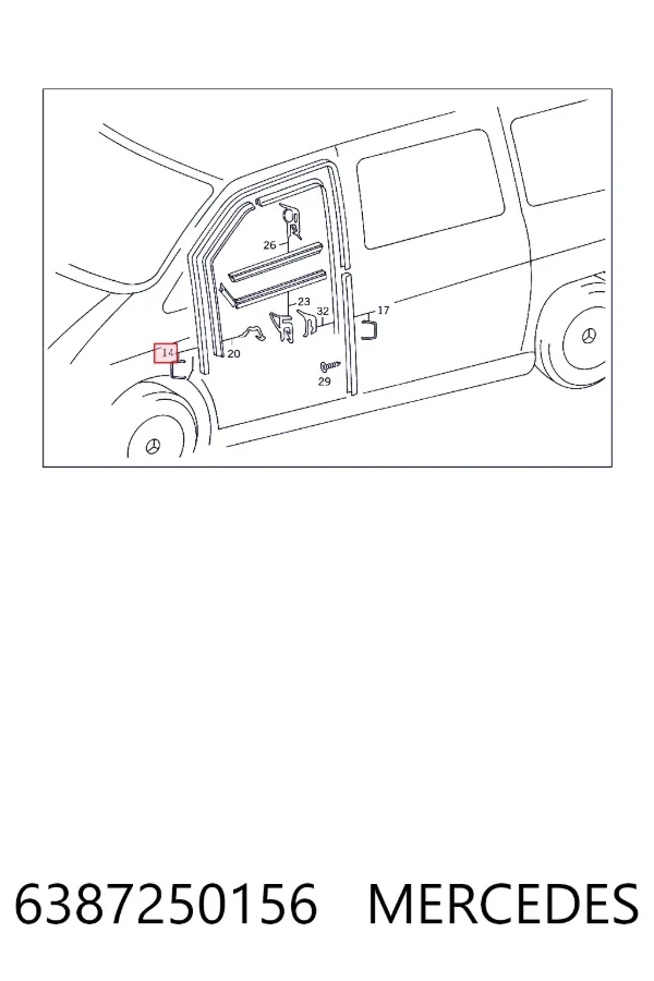 A6387250156 Mercedes 