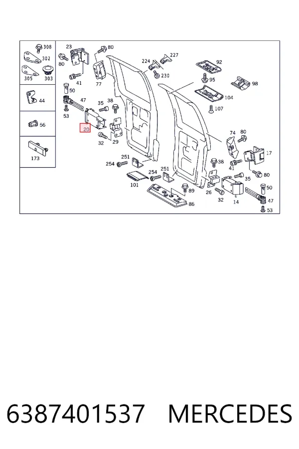 A6387401537 Mercedes 